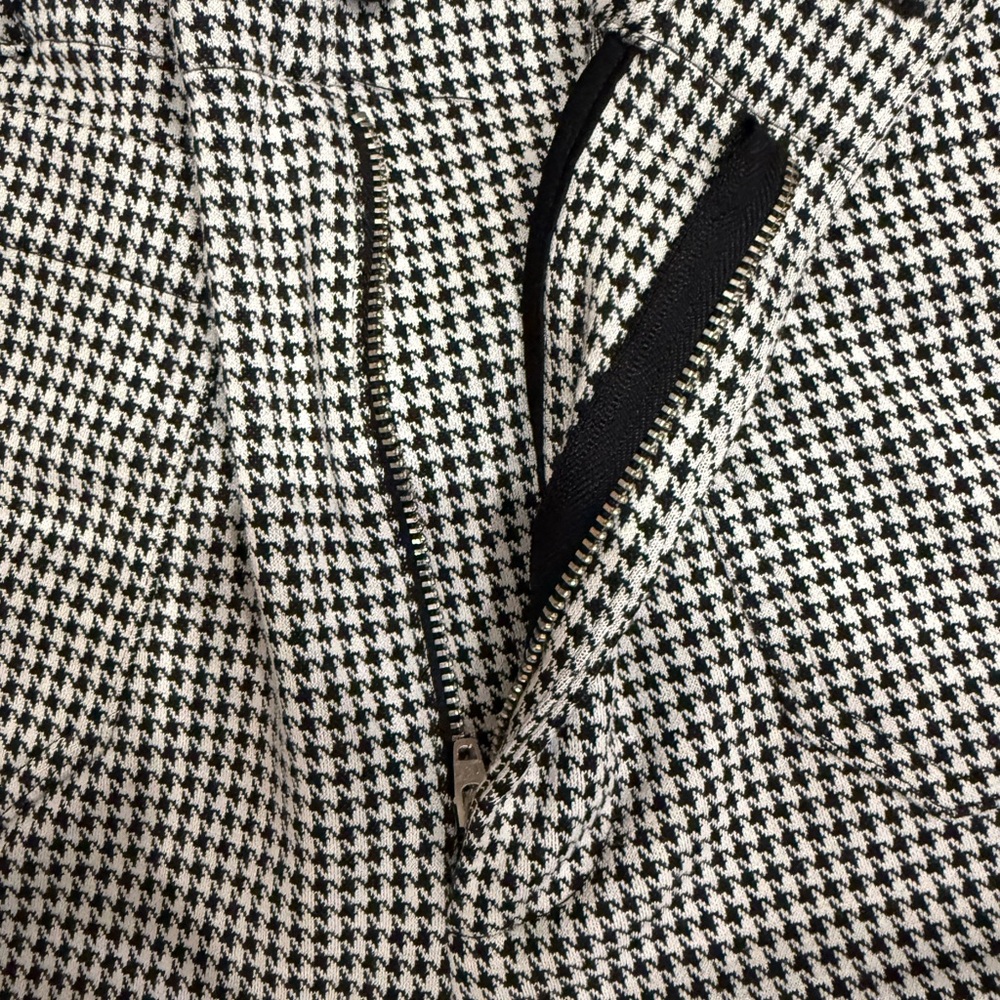 (Anthropologie) The Collette Houndstooth Crop Wide-Leg Pants by Maeve - Picture 9 of 10